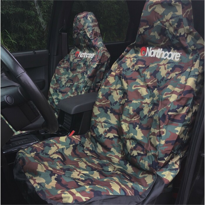 2025 Northcore Waterproof Car Seat Cover Bundle NWCSCC - Camo